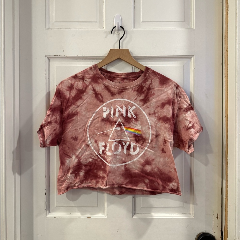 Pink Floyd Graphic Crop T Shirt
